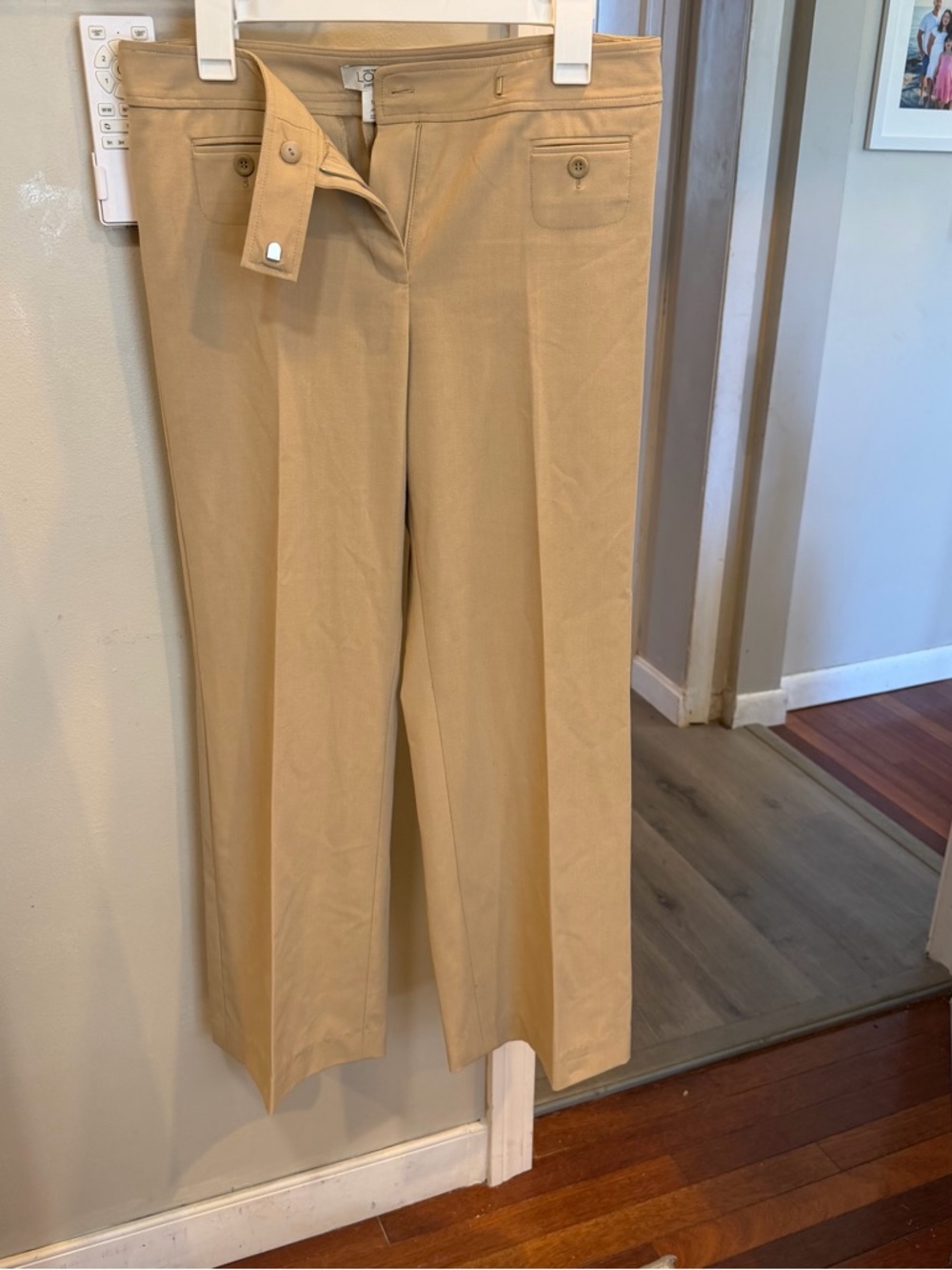 LOFT Camel Straight-Leg Women's Pants
